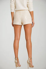 Patrizia Pepe Short Donna con Paillettes