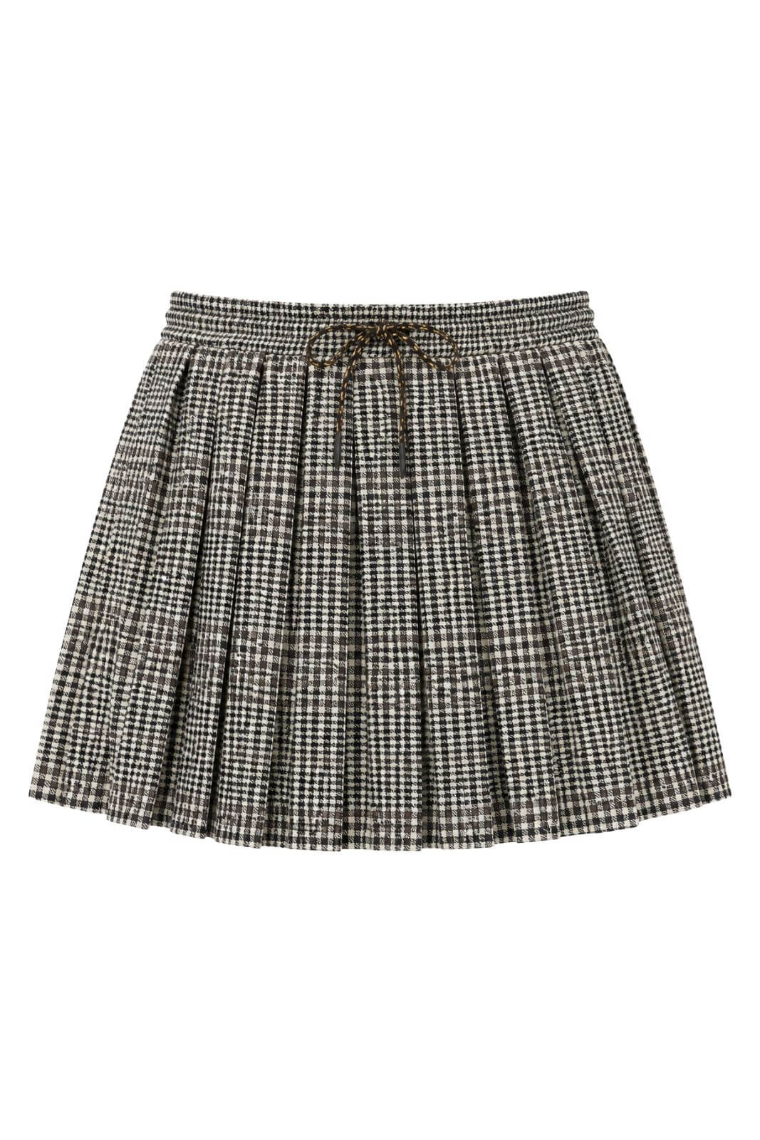 Philia Loft Mini Gonna pied de poule plissettata