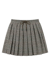 Philia Loft Mini Gonna pied de poule plissettata