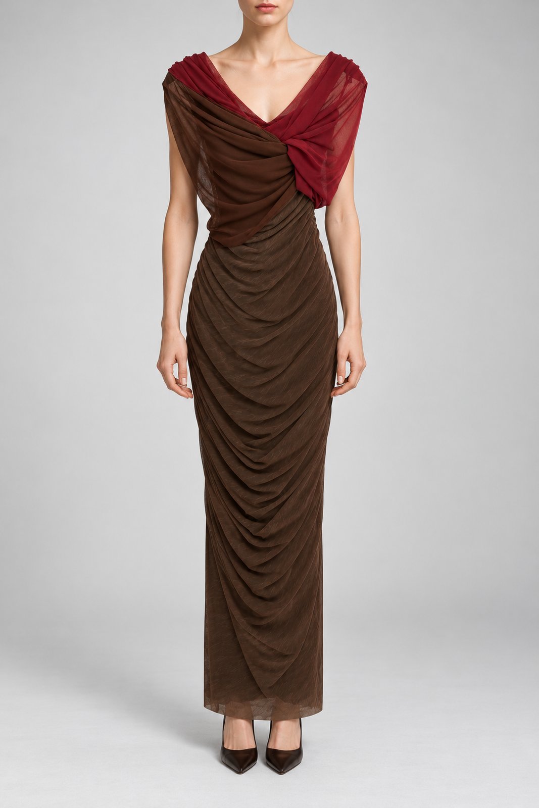 Philosophy Abito Donna tubino drappeggiato