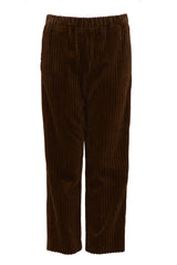 Pantalone donna PDR in velluto slip on fronte