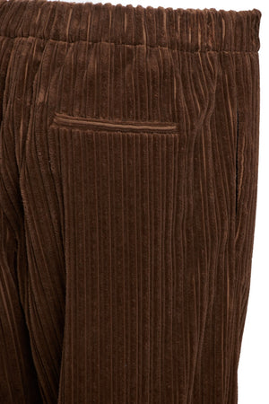 Pantalone donna PDR in velluto slip on dettaglio