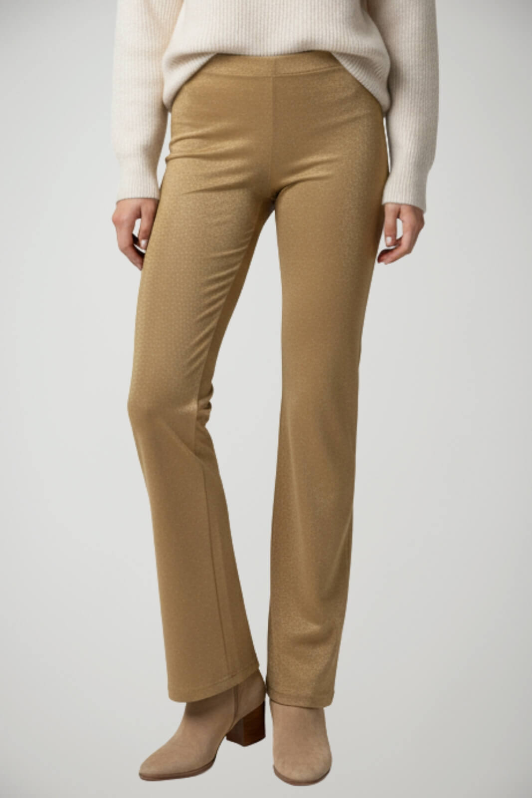 Pantaloni da donna Pho Firenze in maglia con lurex