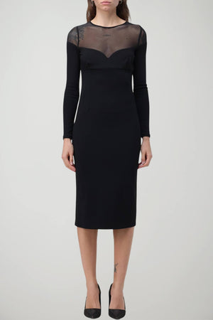 Pinko Abito Donna Punto Milano con Inserti in Tulle