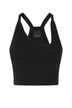 Pinko Canotta Donna a costine con patch posteriore