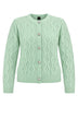 Pinko Cardigan Donna a Trecce e Bottoni Gioiello