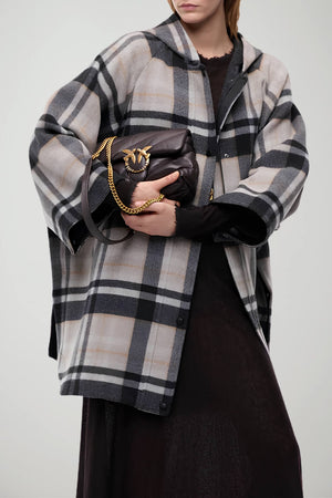 Pinko Mantella Donna Over Fit a quadri