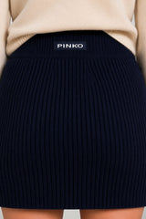 Pinko Mini Gonna Toyger Warm Cool in Misto Lana