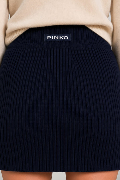 Pinko Mini Gonna Toyger Warm Cool in Misto Lana