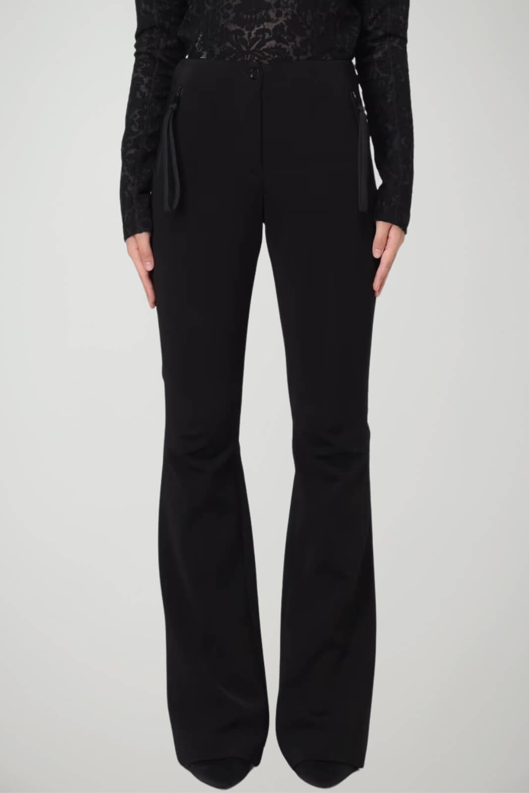Pinko Pantaloni Donna Wide Leg con Tasche con Zip