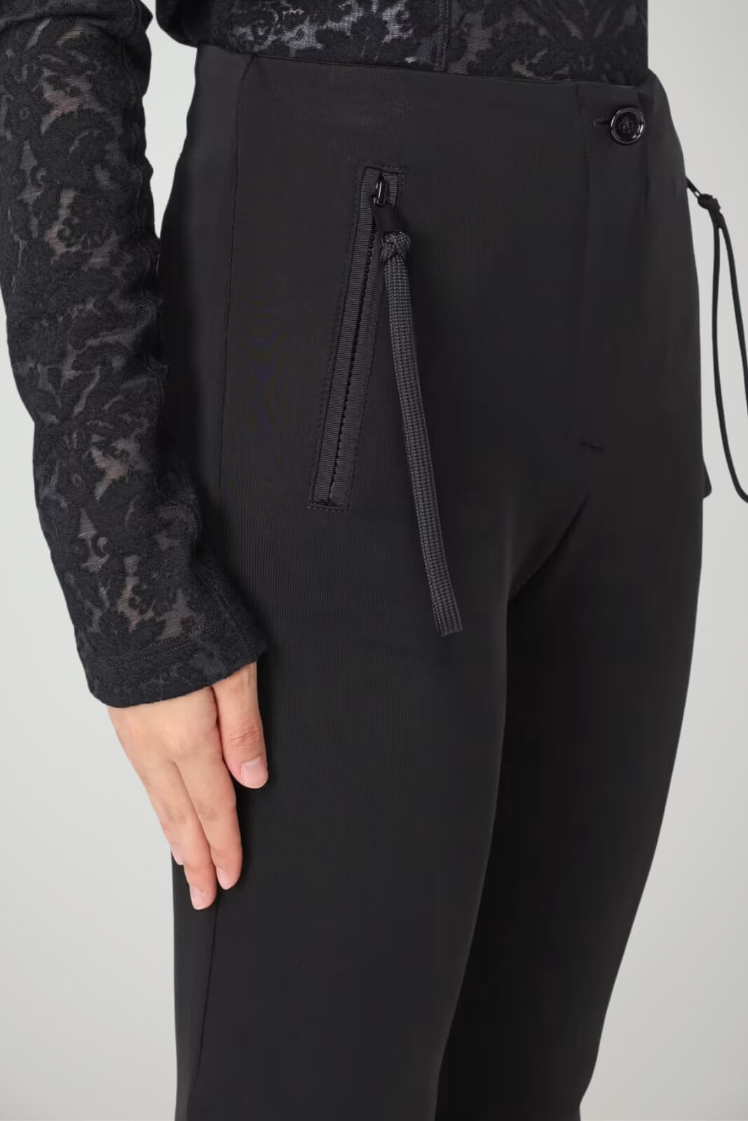 Pinko Pantaloni Donna Wide Leg con Tasche con Zip