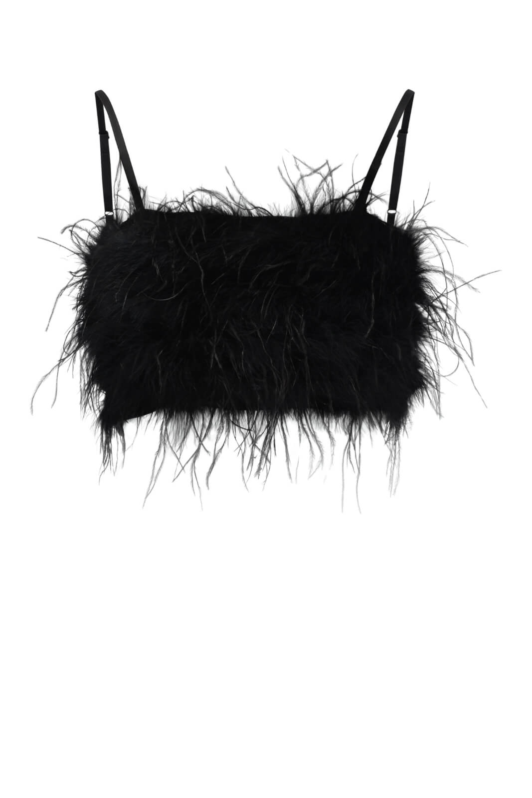 Pinko Top Donna Crop con Piume