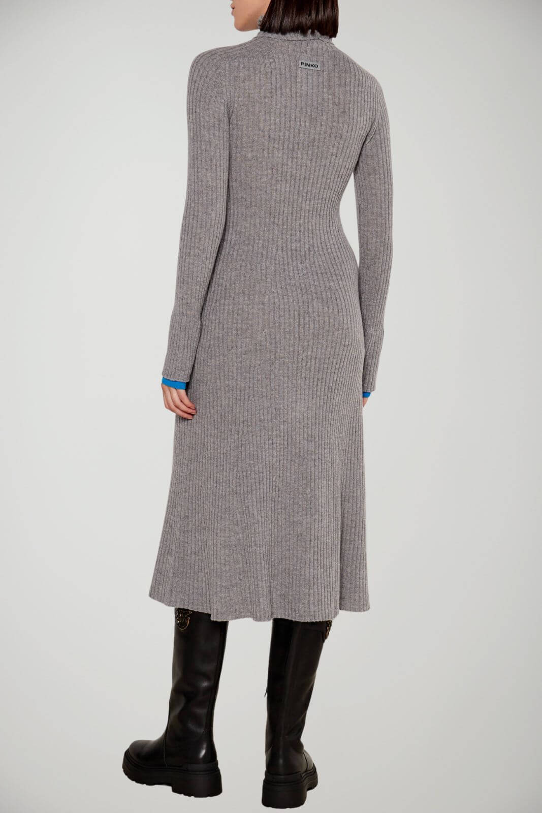 Pinko Abito Donna in Misto Lana Highlander Ribbed