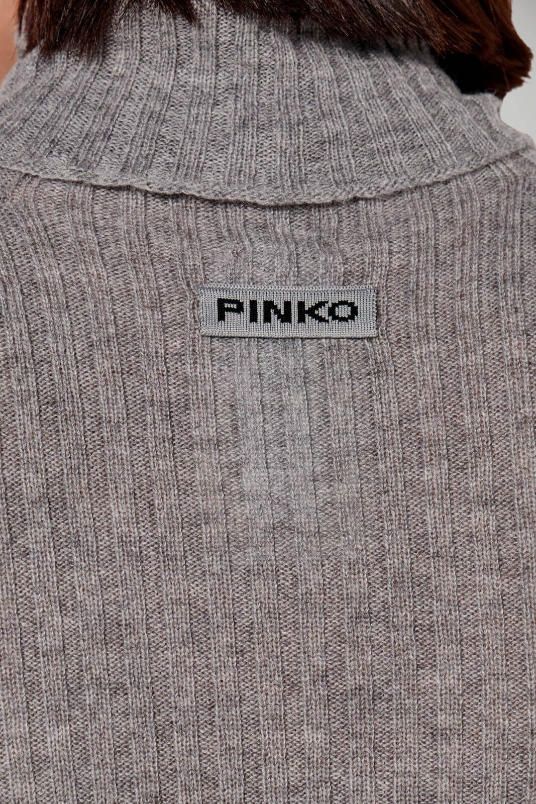 Pinko Abito Donna in Misto Lana Highlander Ribbed