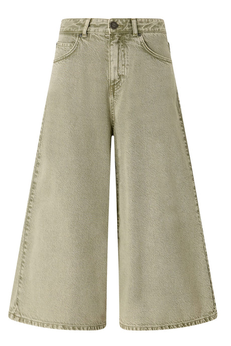 Bermuda da donna Pinko in denim wide leg