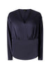 Pinko blusa donna seta frisella satin fronte