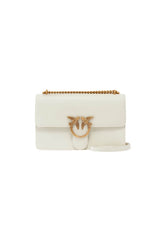 Borsa Pinko Donna Love Bag Bianca e Oro