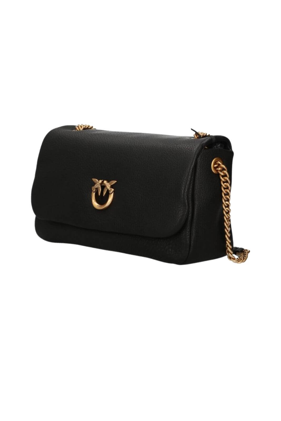 Pinko Borsa Donna Click Soft Horizontal / Nero-Oro