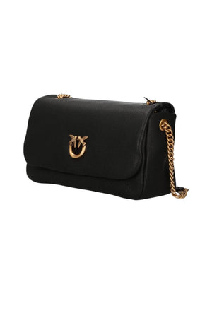 Pinko Borsa Donna Click Soft Horizontal / Nero-Oro