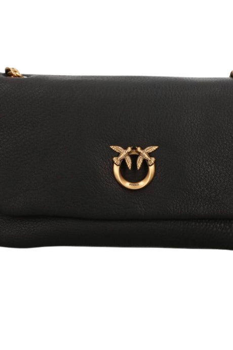 Pinko Borsa Donna Click Soft Horizontal / Nero-Oro