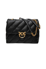 Pinko Borsa Donna Love Puff Big / Nero-Oro
