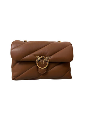 Pinko Borsa Donna Love Puff Small Nappa / Cognac
