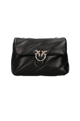 Pinko Borsa Donna Love Puff Mini Nappa / Nero-Argento