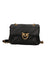 Pinko Borsa Donna Love Puff Mini Nappa / Nero-Oro