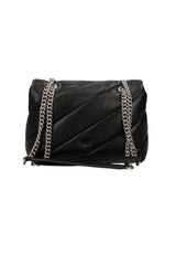 Pinko Borsa Donna Love Puff Mini Nappa / Nero-Argento