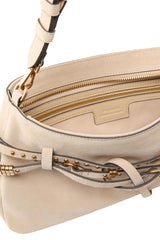 Borsa da donna Pinko in suede con cinture borchiate