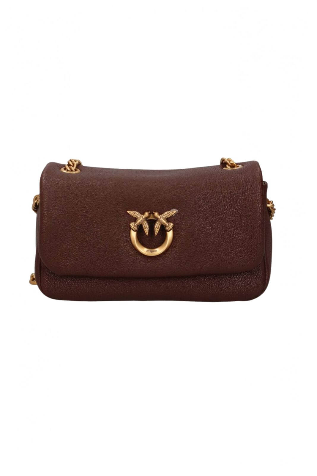 Pinko Borsa Donna Click Soft Horizontal Chain / Castano