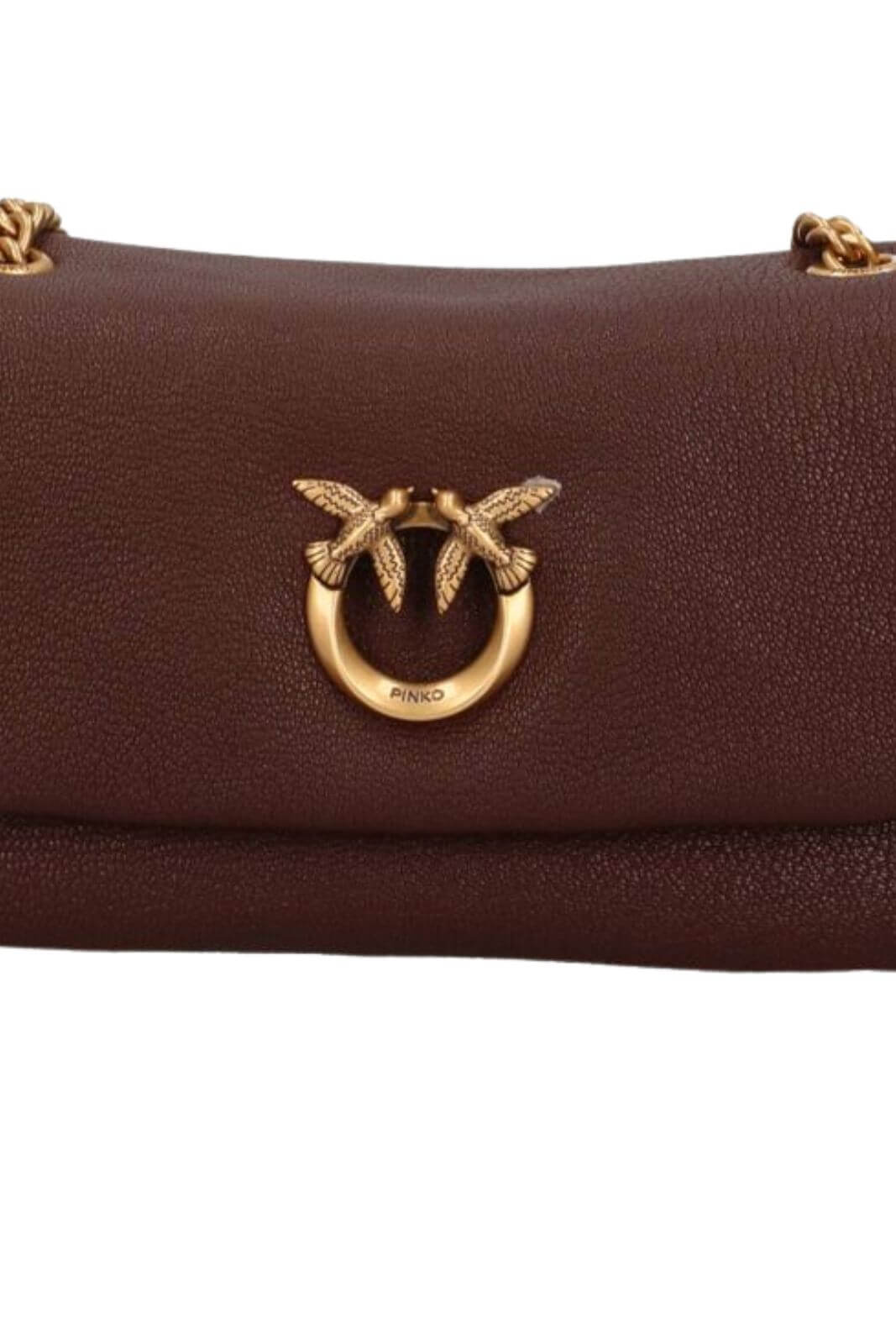 Pinko Borsa Donna Click Soft Horizontal Chain / Castano