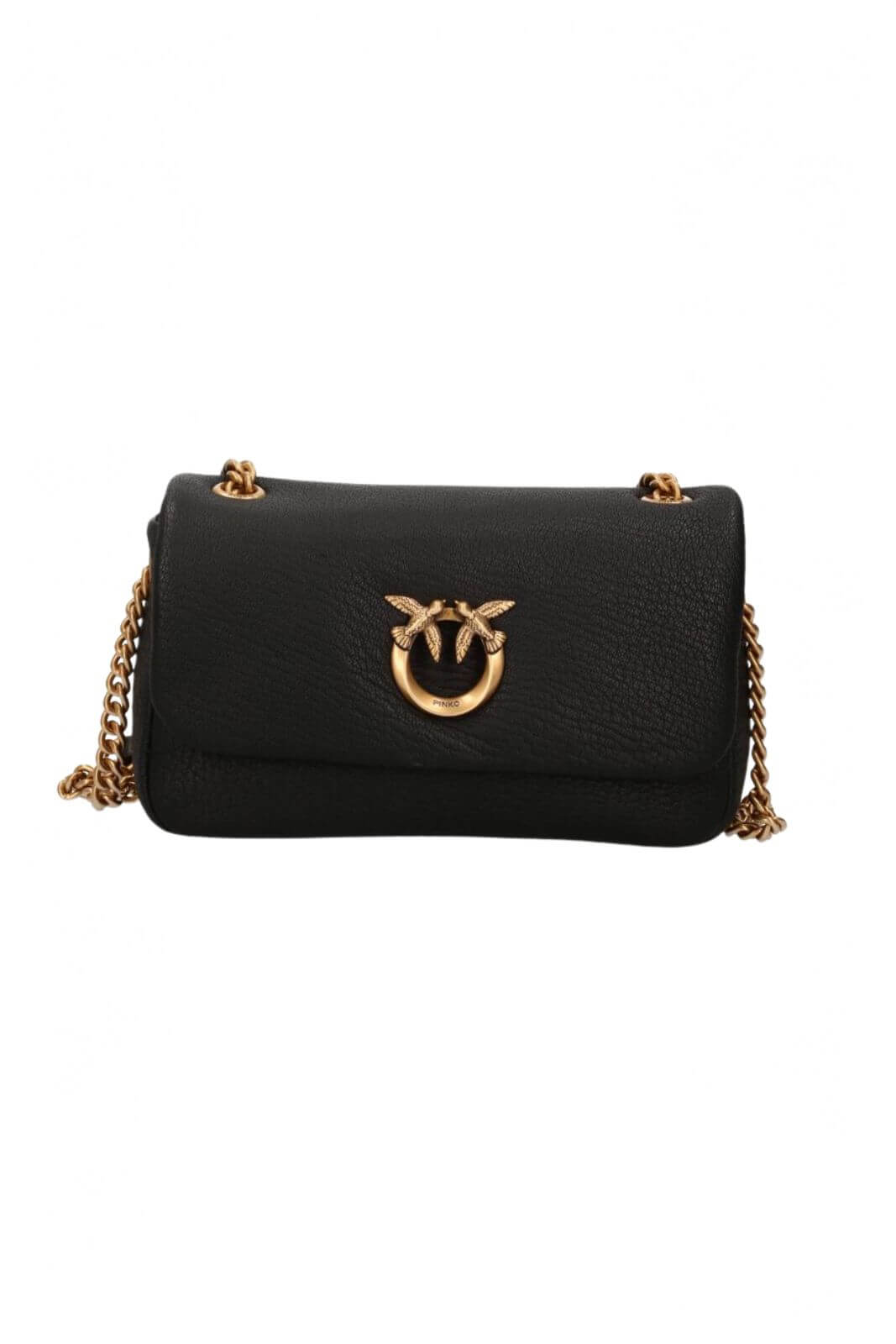 Pinko Borsa Donna Click Soft Horizontal Chain / Nero-Oro