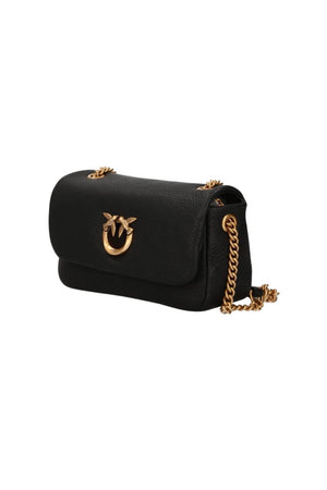 Pinko Borsa Donna Click Soft Horizontal Chain / Nero-Oro