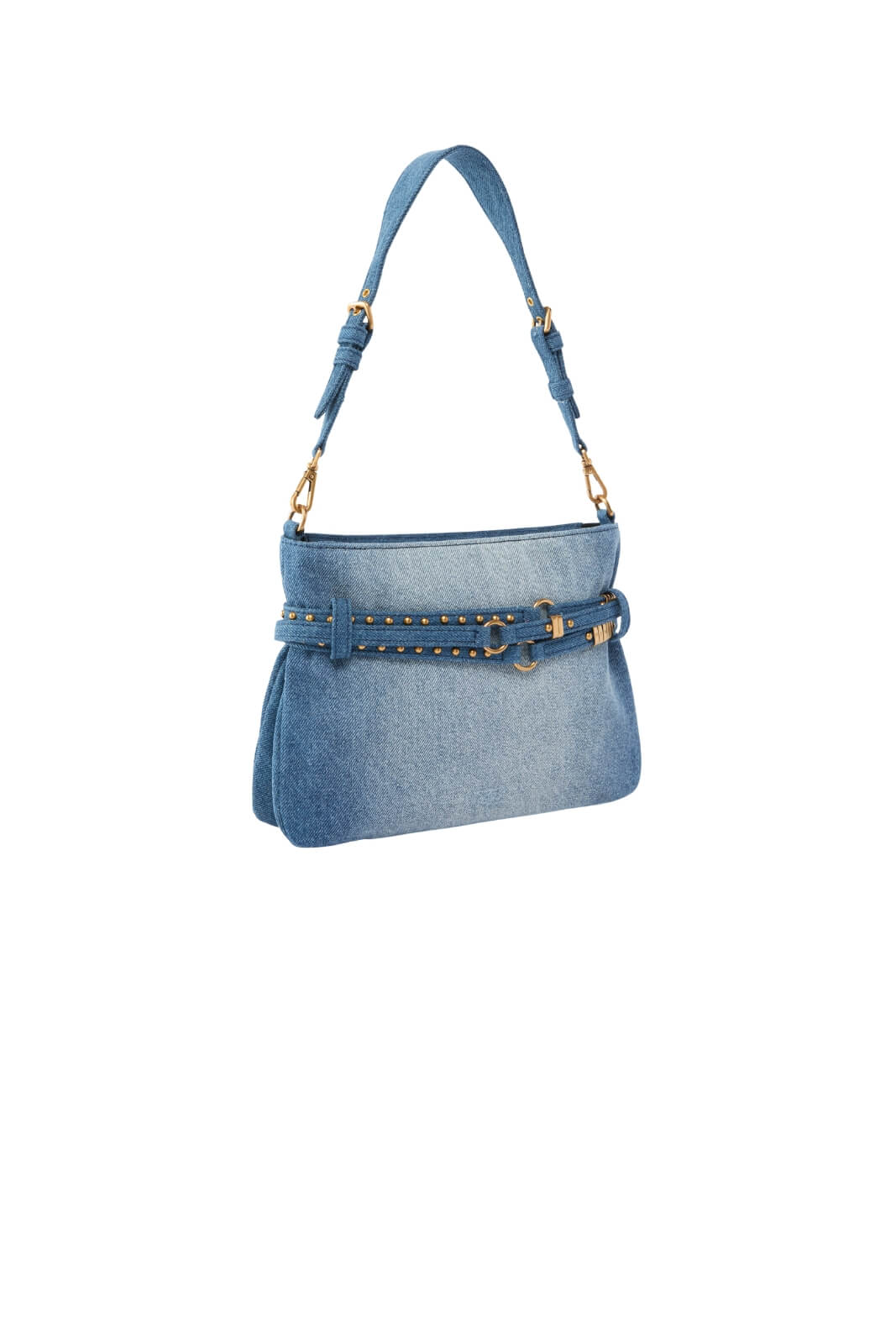 Borsa da donna Pinko in denim con cinture