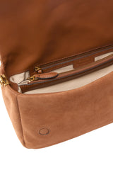 Borsa da donna Pinko a tracolla in camoscio con logo