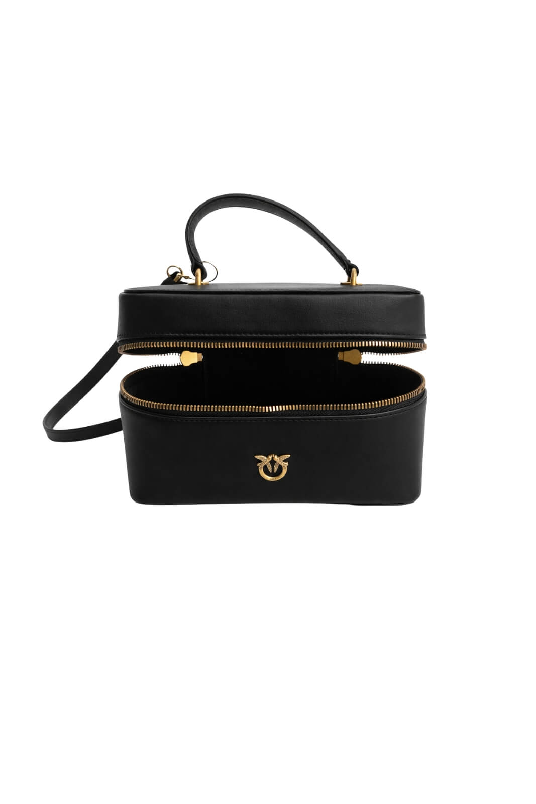 Borsa da donna Pinko modello mini beauty case con logo metallico