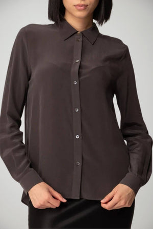 Pinko Camicia Donna in crepe de chine / Marrone