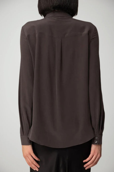 Pinko Camicia Donna in crepe de chine / Marrone