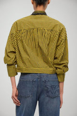 Pinko Camicia Donna cropped a quadretti