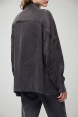 Pinko Camicia Donna in twill di cupro