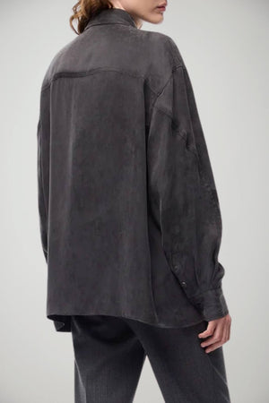 Pinko Camicia Donna in twill di cupro