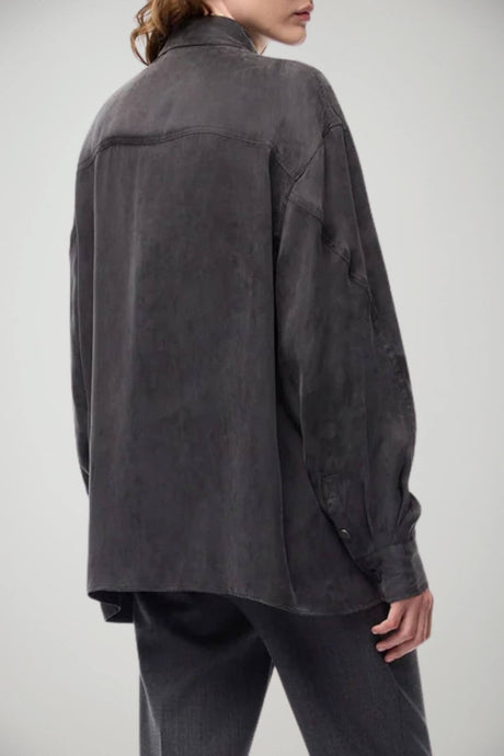 Pinko Camicia Donna in twill di cupro