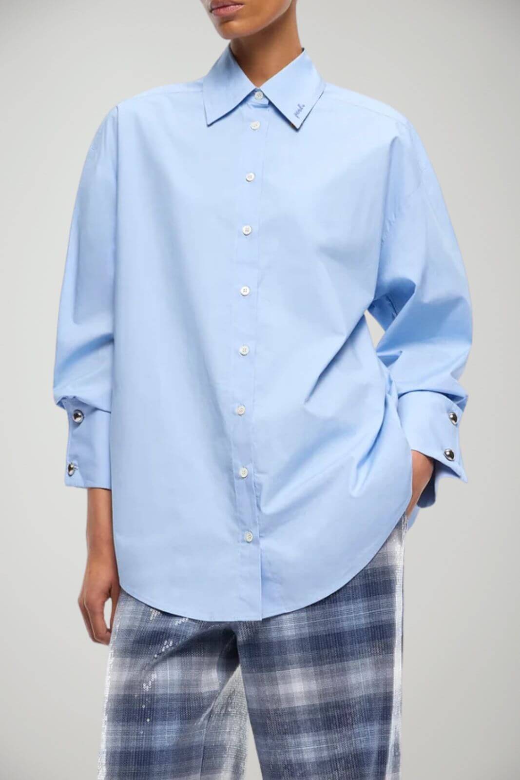 Pinko Camicia Donna in popeline Oversize