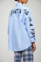 Pinko Camicia Donna in popeline Oversize