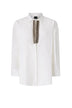 Pinko Camicia Donna in popeline con gioielli Over Fit