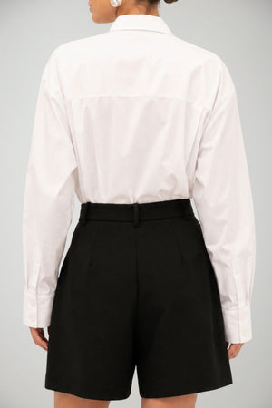 Pinko Camicia Donna in popeline con gioielli Over Fit