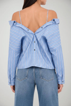 Pinko Camicia Donna in popeline rigato