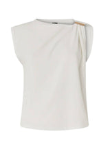 Canotta da donna Pinko smanicata con dettaglio gioiello