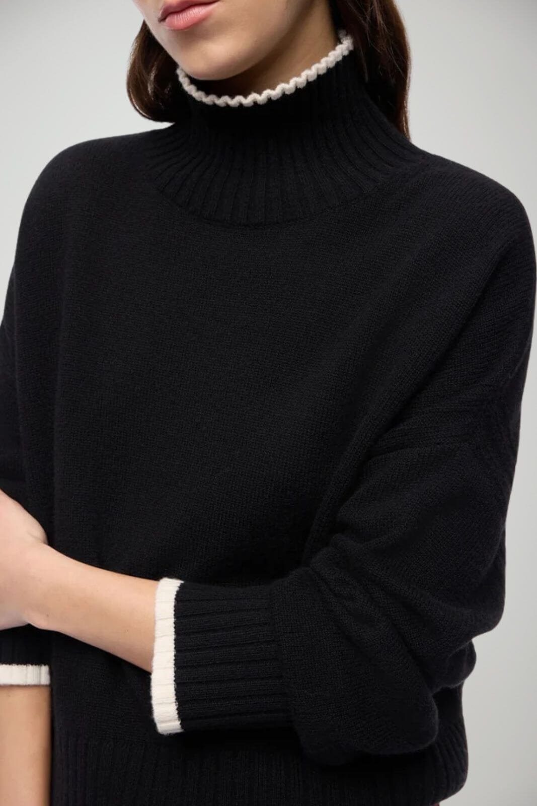 Pinko Dolcevita Donna in lana e cashmere / Nero